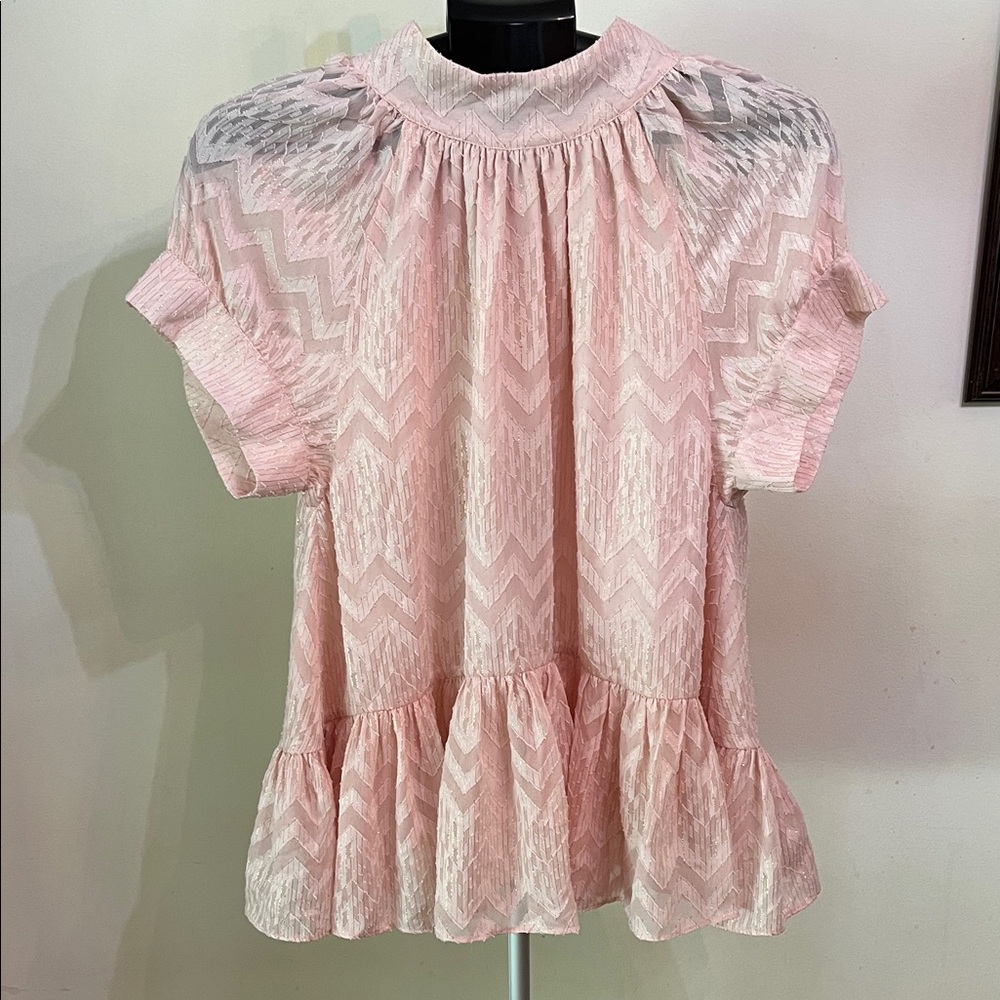 NWT Opening Ceremony Drop Ruffle Women's Blouse